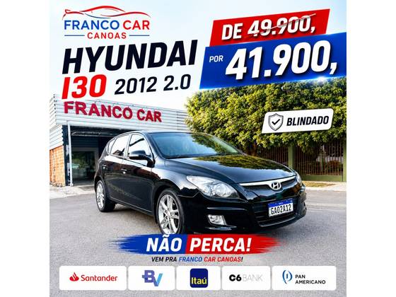 HYUNDAI I30 2.0 MPFI GLS 16V GASOLINA 4P AUTOMÁTICO